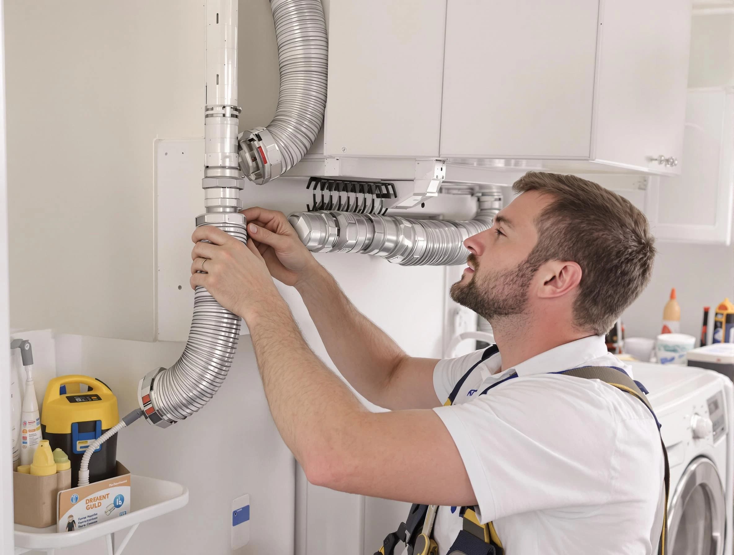 Professional dryer vent repair and installation by Payson Dryer Vent Cleaning in Payson