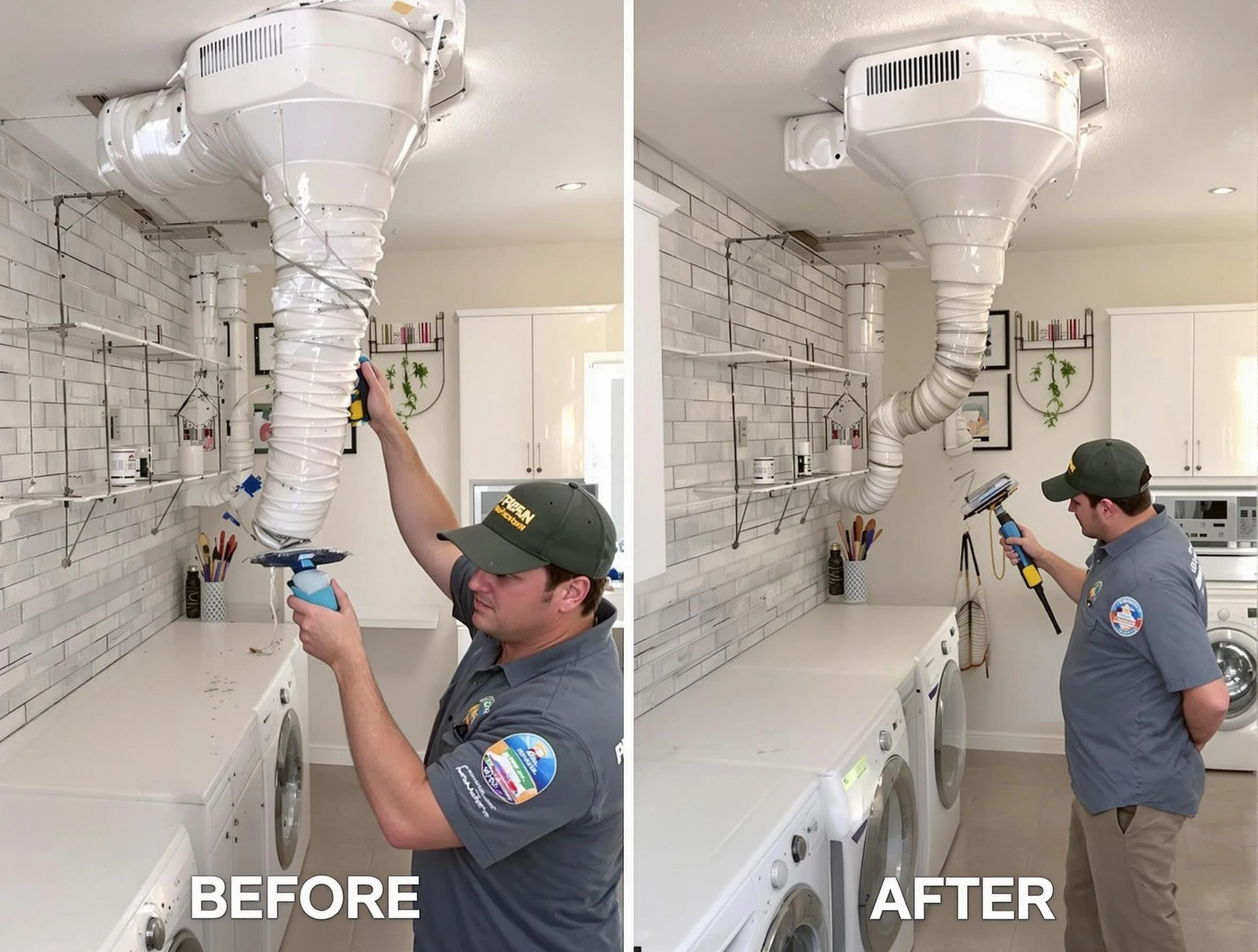 Professional dryer exhaust vent cleaning by Payson Dryer Vent Cleaning in Payson