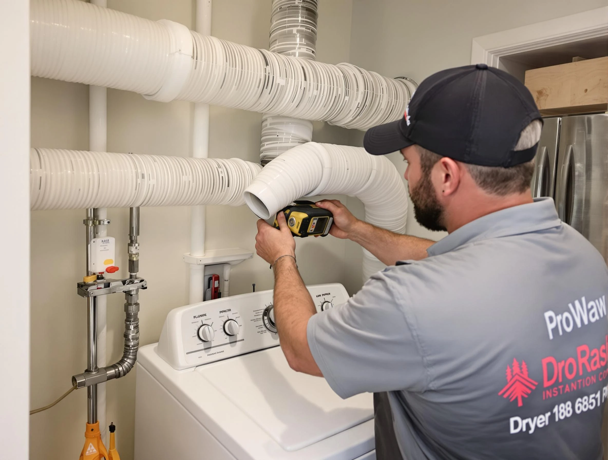 Professional dryer vent hose installation by Payson Dryer Vent Cleaning in Payson